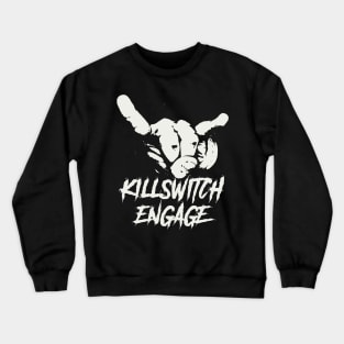 killswitch horn sign Crewneck Sweatshirt